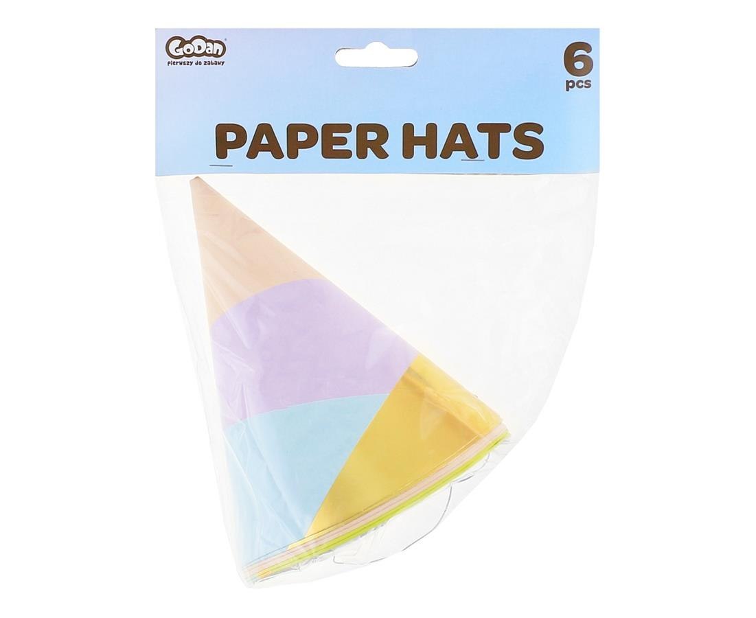 HAT CARNIVAL PAP PASTEL GO OP6PCS GODAN